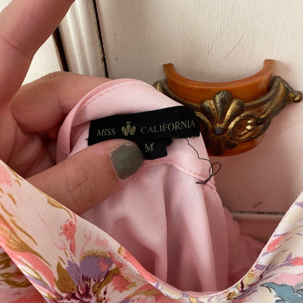 Light pink Miss California open back Dress - Picture 5 of 5